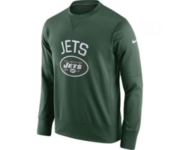 Men's New York Jets Nike Green Sideline Circuit Performance Sweatshirt