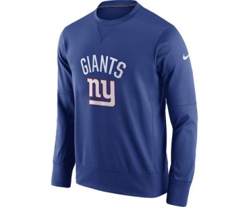 Men's New York Giants Nike Royal Sideline Circuit Performance Sweatshirt