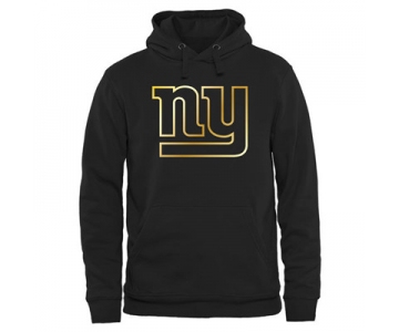 NFL New York Giants Men's Pro Line Black Gold Collection Pullover Hoodies Hoody