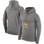 Minnesota Vikings Nike Sideline Property of Performance Pullover Hoodie Gray