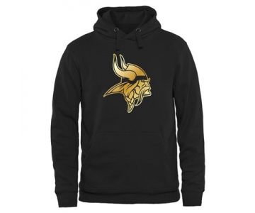 NFL Minnesota Vikings Men's Pro Line Black Gold Collection Pullover Hoodies Hoody