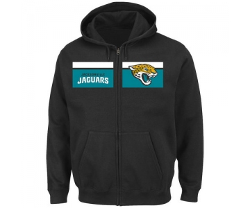 Jacksonville Jaguars Majestic Touchback Full-Zip Hoodie - Black