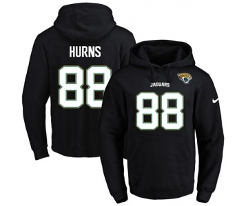 Nike Jaguars #88 Allen Hurns Black Name & Number Pullover NFL Hoodie