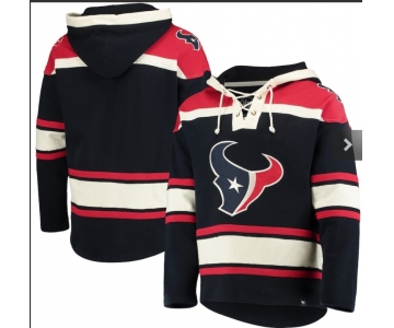 Men's Houston Texans Blank Navy Blue Team Color NFL Nike Hoodie