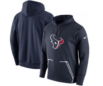 Men's Houston Texans Nike Navy Champ Drive Vapor Speed Pullover Hoodie