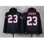 Nike Houston Texans #23 Arian Foster Blue Hoodie