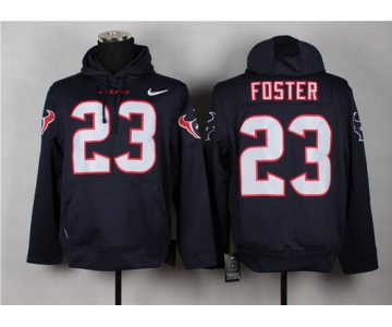 Nike Houston Texans #23 Arian Foster Blue Hoodie