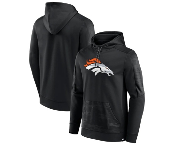 Men's Denver Broncos Black On The Ball Pullover Hoodie