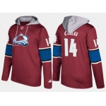 Adidas Colorado Avalanche 14 Blake Comeau Name And Number Burgundy Hoodie