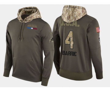 Nike Colorado Avalanche 4 Tyson Barrie Olive Salute To Service Pullover Hoodie