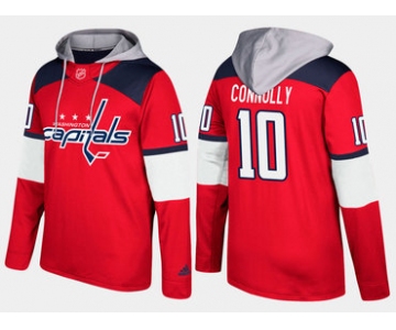 Adidas Washington Capitals 10 Brett Connolly Name And Number Red Hoodie