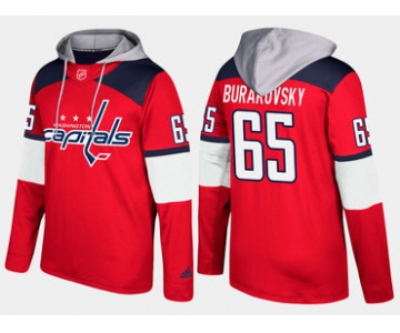 Adidas Washington Capitals 65 Andre Burakovsky Name And Number Red Hoodie