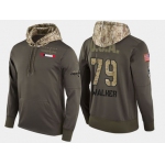 Nike Washington Capitals 79 Nathan Walker Olive Salute To Service Pullover Hoodie