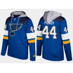 Adidas St. Louis Blues 44 Chris Pronger Retired Blue Name And Number Hoodie