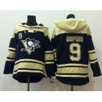 Old Time Hockey Pittsburgh Penguins #9 Pascal Dupuis Black Hoodie
