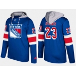 Adidas New York Rangers 23 Ryan Spooner Name And Number Blue Hoodie