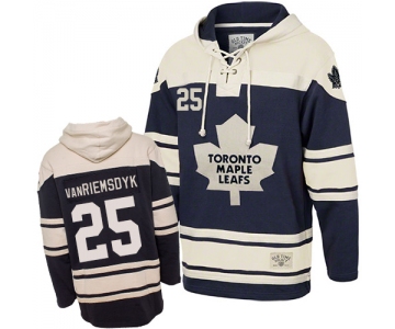 Maple Leafs #25 James Van Riemsdyk Blue Sawyer Hooded Sweatshirt Stitched NHL Jersey