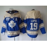 Men's Toronto Maple Leafs #19 Joffrey Lupul Old Time Hockey Light Blue Hoodie