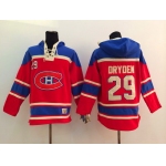 Old Time Hockey Montreal Canadiens #29 Ken Dryden Red Hoodie