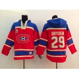 Old Time Hockey Montreal Canadiens #29 Ken Dryden Red Hoodie