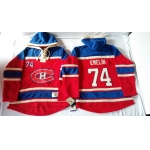 Old Time Hockey Montreal Canadiens #74 Alexei Emelin Red Hoodie