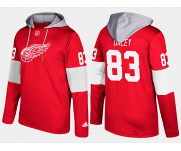 Adidas Detroit Red Wings 83 Trevor Daley Name And Number Red Hoodie