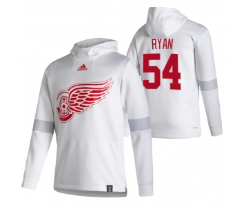 Detroit Red Wings #54 Bobby Ryan Adidas Reverse Retro Pullover Hoodie White