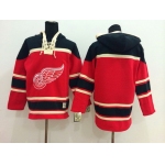 Old Time Hockey Detroit Red Wings Blank Red Hoodie