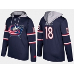 Adidas Columbus Blue Jackets 18 Pierre Luc Dubois Name And Number Navy Hoodie