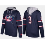 Adidas Columbus Blue Jackets 3 Seth Jones Name And Number Navy Hoodie