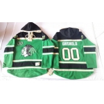 Old Time Hockey Chicago Blackhawks #00 Clark Griswold Green Hoodie