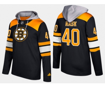 Adidas Boston Bruins 40 Tuukka Rask Name And Number Black Hoodie