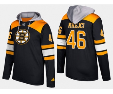 Adidas Boston Bruins 46 David Krejci Name And Number Black Hoodie