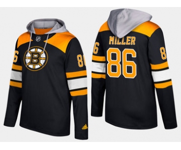Adidas Boston Bruins 86 Kevan Miller Name And Number Black Hoodie
