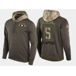 Nike Boston Bruins 5 Dit Clapper Retired Olive Salute To Service Pullover Hoodie