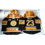 Old Time Hockey Boston Bruins #23 Chris Kelly Black Hoodie