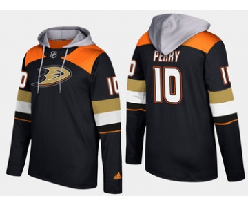 Adidas Anaheim Ducks 10 Corey Perry Name And Number Black Hoodie