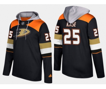 Adidas Anaheim Ducks 25 Ondrej Kase Name And Number Black Hoodie