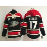 Old Time Hockey Anaheim Ducks #17 Ryan Kesler Black Hoodie