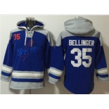 Men's Los Angeles Dodgers #35 Cody Bellinger Blue Ageless Must Have Lace Up Pullover Hoodie