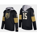 Adidas Vegas Golden Knights 15 Jon Merrill Name And Number Black Hoodie