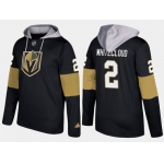 Adidas Vegas Golden Knights 2 Zach Whitecloud Name And Number Black Hoodie