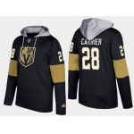 Adidas Vegas Golden Knights 28 William Carrier Name And Number Black Hoodie