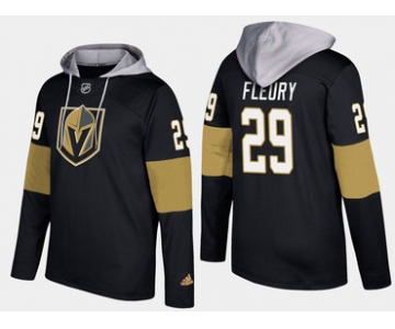 Adidas Vegas Golden Knights 29 Marc Andre Fleury Name And Number Black Hoodie