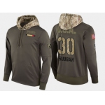 Nike Vegas Golden Knights 30 Malcolm Subban Olive Salute To Service Pullover Hoodie