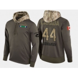 Nike Vancouver Canucks 44 Erik Gudbranson Olive Salute To Service Pullover Hoodie