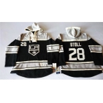 Old Time Hockey Los Angeles Kings #28 Jarret Stoll Black Hoodie