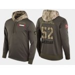 Nike Florida Panthers 52 Mackenzie Weegar Olive Salute To Service Pullover Hoodie