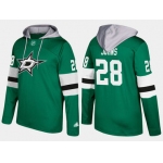 Adidas Dallas Stars 28 Stephen Johns Name And Number Green Hoodie