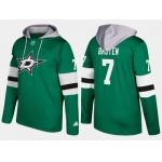 Adidas Dallas Stars 7 Neal Broten Retired Green Name And Number Hoodie